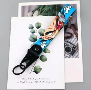 Dragonball Z Vegeta Embroidered Keychain 7.5" NEW W/ Metal Ring - Picture 1 of 3