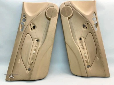 BMW 330Ci 325Ci E46 Coupe Interior Door Panel Trim Beige Set R + L 00-06 OEM - Image 1 of 4