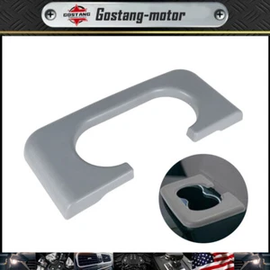 Gray Center Console Cup Holder Pad Trim Repair Pad For 1999-2010 Ford F250 F350 - Picture 1 of 11
