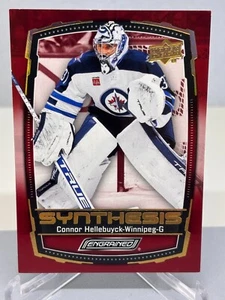 23-24 CONNOR HELLEBUYCK Rojo Síntesis #S-33 Winnipeg Jets UD Grabado - Imagen 1 de 2