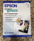 20 sheets Epson Printer Inkjet Photo Quality Glossy Paper 8.5 x 11 New Sealed