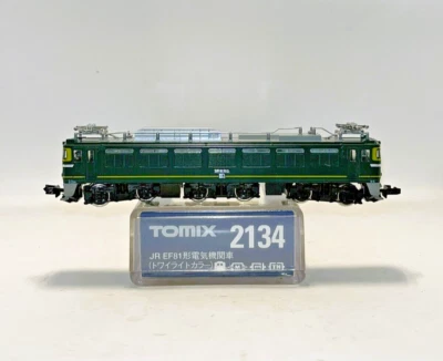 N Scale Tomix 2134 J.R. Electric Locomotive EF81 Original Box - Image 1 of 4