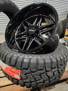 4) 22" BUILT OFF ROAD 6X135 WHEEL & TIRE PACKAGE! 35 INCH TIRES FORD F150 RAPTOR - Picture 1 of 3