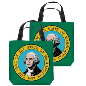 Washington Flag Tote Bag - 3 Sizes - Picture 1 of 1
