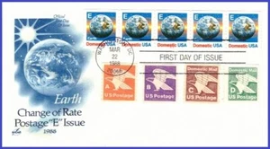 USA3 #2279 Pl #1111 U/A ARTCRAFT FDC PNC5  Earth "E" Series - Bild 1 von 1