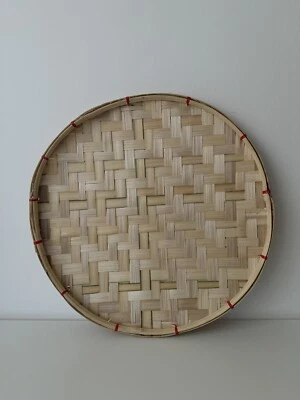 Handwoven Round bamboo Tray | Bilao 41 ⌀ - Image 1 of 4