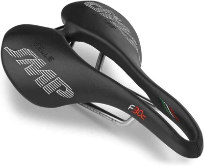 Sillín SMP Unisex - Adulto F30 C, Negro, Talla Única Fibra Metálica Gel Pad EE. UU. Foto 1 de 4