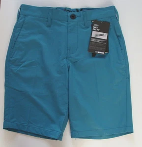 NWT Hurley Big Kids Boys Dry Out 3.0 Chino Shorts Size 25 Blue Lagoon - Picture 1 of 2