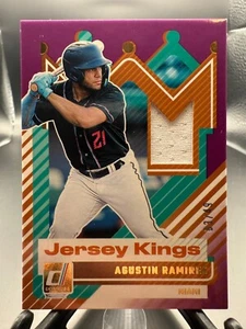 2025 Panini Donruss Baseball Relic Jersey Kings Agustin Rami Purple 3/49 JK-AR - Picture 1 of 8