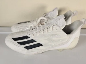 Botines de fútbol Adidas Adizero 12.0 blancos negros GX4049 talla 13 NUEVO - Imagen 1 de 9