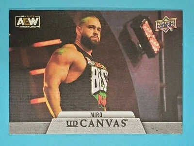 2021 Upper Deck AEW Canvas Miro #C-8 - Image 1 of 2