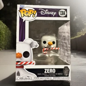 Nightmare Before Christmas 30th Zero w/ Candy Cane Funko Pop! Vinyl Figure #1384 - Picture 1 of 4