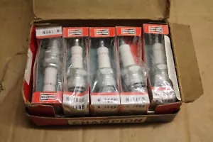NOS BOX OF 10 CHAMPION N-180B SPARK PLUGS, EQUIV NGK B7EM BR6EM MAZDA ROTARY - Picture 1 of 2