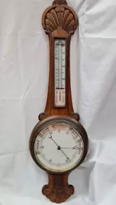 Baromètre banjo époque victorienne env. 1900 - Photo 1 sur 7