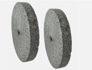 Pair of 6" 150mm Coarse & Fine Grinding Wheel Bench Grinder Stone 36 - 60 Grit - Picture 1 of 3