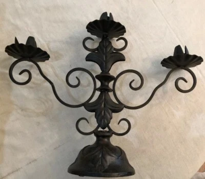 Southern Living At Home Sherwood Forest Iron Candelabra Candle Holder - Image 1 of 4