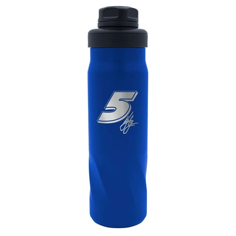 Kyle Larson 2023 Morgan #5 Signature 20oz Stainless Steel Water Bottle Cover