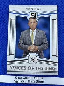 2023 #194 Michael Cole Panini Chronicles WWE Donruss Voices of the Ring - Imagen 1 de 2