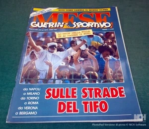 GUERIN SPORTIVO MESE Anno 3 n. 4 Sulle Strade del Tifo Napoli Milano Aprile 1987 - Imagen 1 de 15