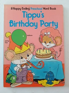 Happy Ending Preschool Word Board Book - Tippu's Birthday Party 1988 - Picture 1 of 12