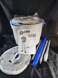 Quickie Microfiber Spin Mop & Wring Bucket Floor Cleaning System 2cntrboxarea - Picture 1 of 5