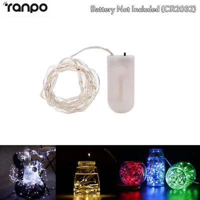 Mini LED Fairy String Light 1M 2M 3M Wedding Holiday Landscape Outdoor Home - Image 1 of 4