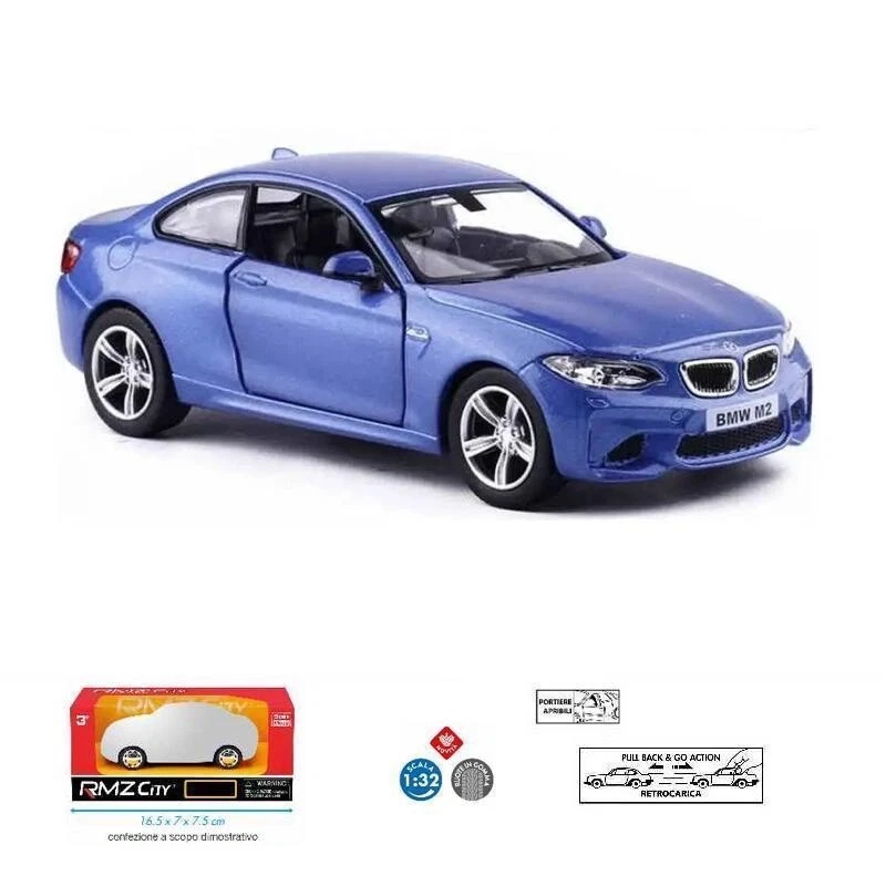 Modellino Auto RMZ City Model BMW M2 scala 1 32
