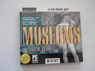 GREAT MUSEUMS OF THE WORLD 3 CD ROM SET - Image 1 of 4
