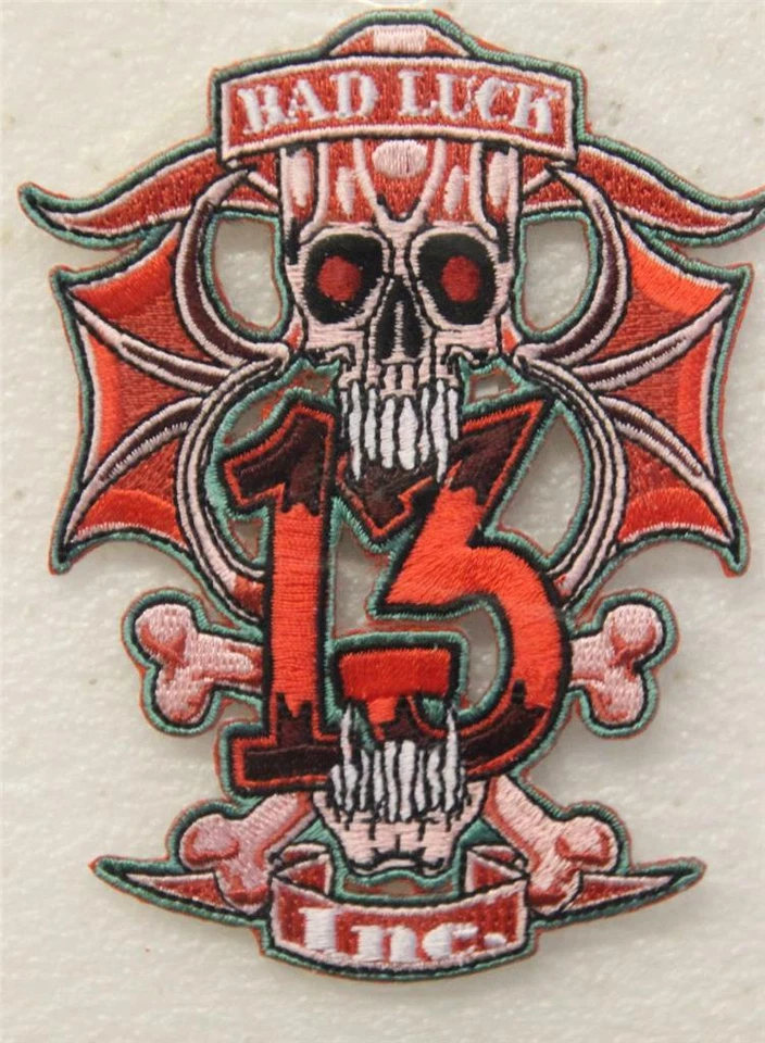 Biker Themed Embrorided Patches - Sew or Iron On - Group 2 - Image 1 of 1