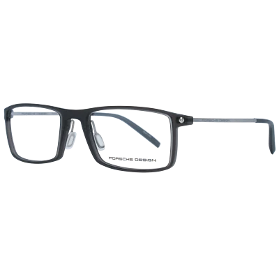 Porsche Design Glasses Frames Men Grey Rectangular Metal Full-Rim P8384 C 55mm - Image 1 of 4