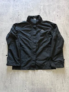 NIKE ACG BLACK WOMENS BUTTONS VINTAGE GORPCORE WINDBREAKER SIZE M - Picture 1 of 13