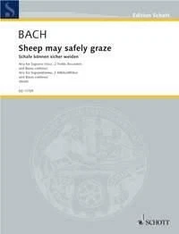 Aria (Sheep May Safely Graze) Johann Sebastian Bach Book [Softcover] Schott Musi - Image 1 of 3