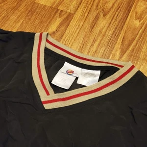 Vintage Burger King Manager Windshirt Adult Small Black Pullover Embroidered Y2K - Picture 1 of 8