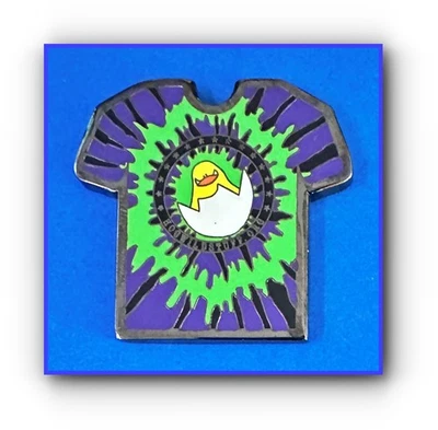 Geocoin Hogwildstuff Purple Tie-Dye T-Shirt Design for Midwest Geobash - Image 1 of 2