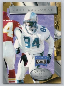 1996 Playoff Trophy Contenders #90 Joey Galloway Seattle Seahawks - Imagen 1 de 2