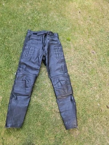 Akito T Force Plus Leather Motorcycle Trousers Woman's Size 10 Motorbike - Picture 1 of 7