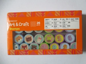 26  Piece Art and Craft Stamping kit From Pepco New and Boxed. - Picture 1 of 2