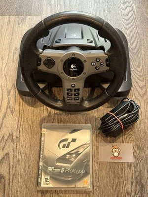 Logitech Driving Force Feedback Wireless Racing Wheel PS2/PS3/PC EX5D12 Tested! - Image 1 of 4