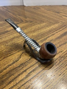 Pipa de tabaco vintage Twin Flow de aluminio para fumar Estate  - Imagen 1 de 10
