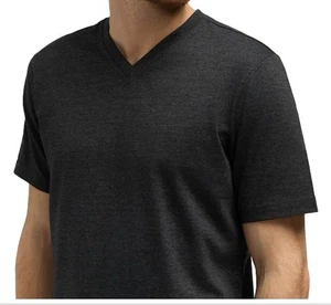 Men's Matix Short Sleeve V-Neck Tee/Charcoal Heather/Size XXL - Picture 1 of 5