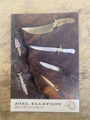 JOEL ELLEFSON KNIFEMAKER HANDMADE KNIVES BROCHURE CATALOG CUSTOM MONTANA KNIVES - Image 1 of 4