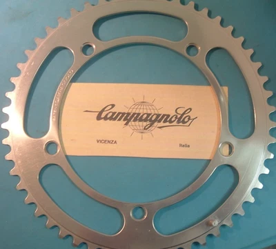 Campagnolo 53Tx 144BCD Nuovo Record Road Chainring- NOS/NEW-5 to 9-Spd++ - Image 1 of 4