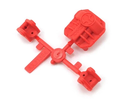 Axial AR44 Differential Cover/Link Mount Set (Red) [AXI31384] - Image 1 of 2