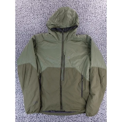 Mountain Hardwear Hooded Insulated Jacket Green Mens Size XL Lightweight Puffer - Image 1 of 4