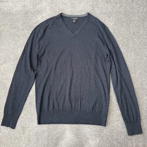 Banana Republic Sweater Mens Large Tall Luxury Blend Silk Cashmere V Neck - Picture 1 of 7