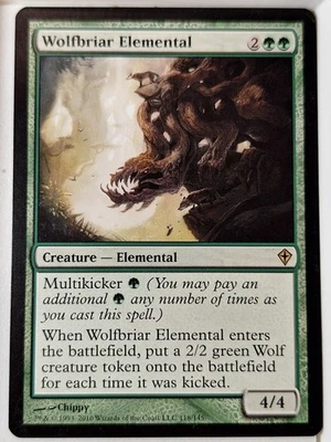 Wolfbriar Elemental - Worldwake - Magic the Gathering MTG Nice! - Image 1 of 3
