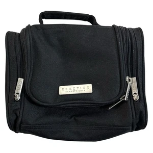 Kenneth Cole Reaction Toiletry Bag Travel Makeup Shaving Black Nylon Hanging $54 - Picture 1 of 11