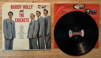 33 12" LP BUDDY HOLLY AND THE CRICKETS OH BOY! ON CORAL - Image 1 of 2