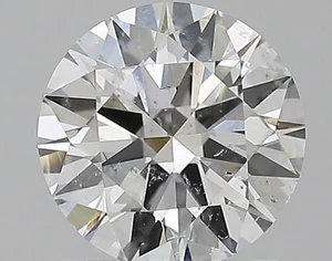 Certificado redondo 0,99 CT AGI diamante natural extraído suelto color F claridad SI1 - Imagen 1 de 2