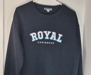Royal Caribbean Sweatshirt Unisex Gr. M bestickt & erhabener Chenille Schriftzug  - Bild 1 von 12